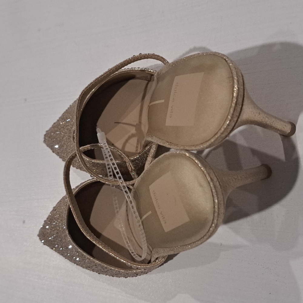 Dolce Vita Kanika Rhinestone Dress Mules - Picture 5 of 8